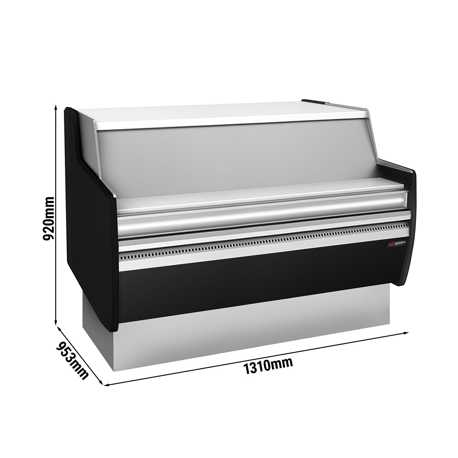 Table de caisse – 1310 mm – panneau frontal Noir