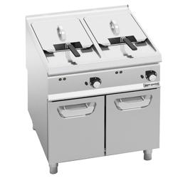 Elektrische dubbele friteuse - 22+22 liter - 44kW