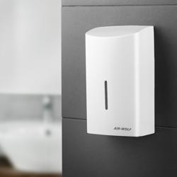 (2 adet) AIR-WOLF | Kızılötesi sensörlü el kurutma makinesi - paslanmaz çelik beyaz