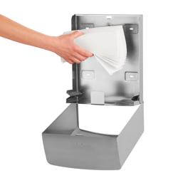 AIR-WOLF | Distributeur de serviettes en papier - pour 600 serviettes - inox 