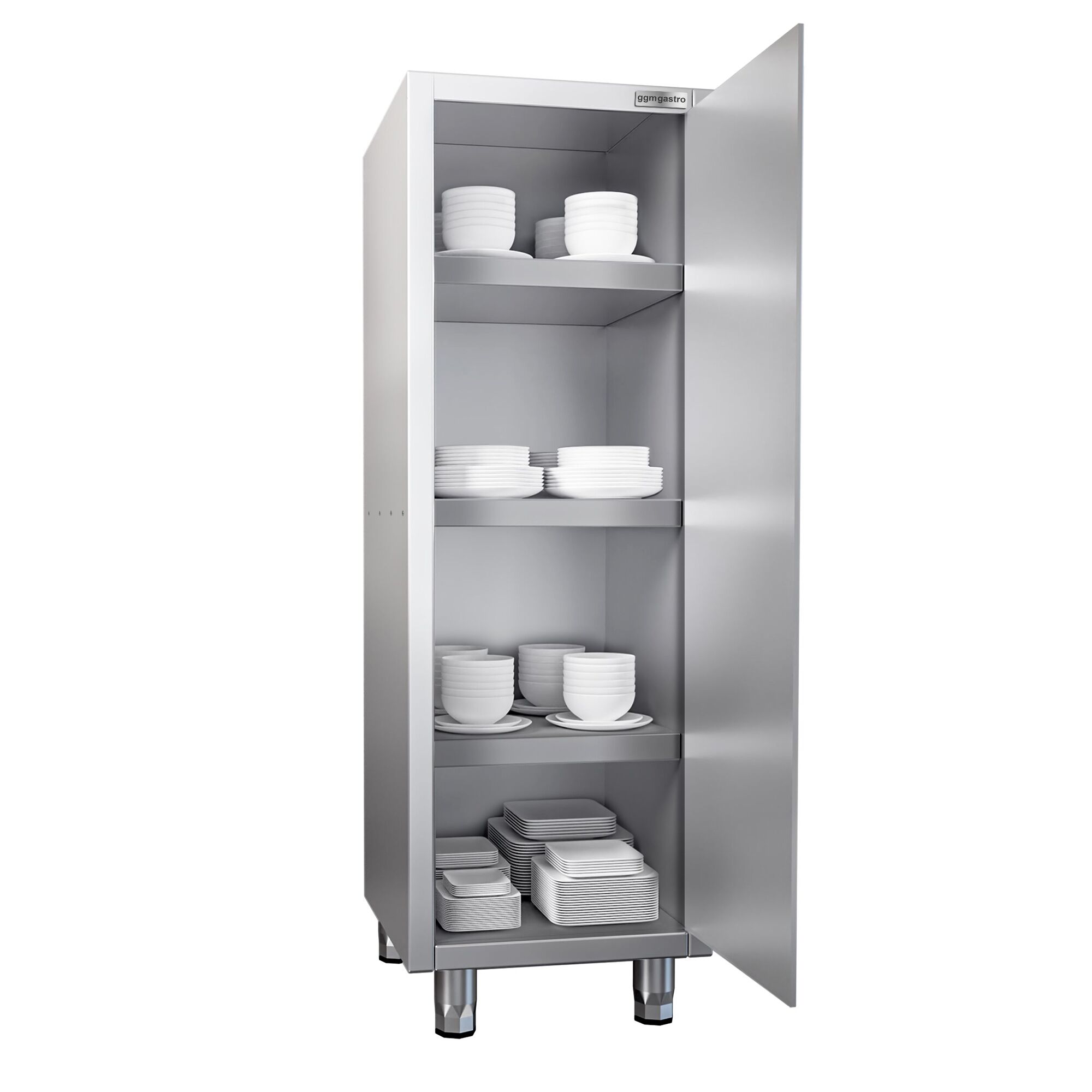 Szafka na naczynia - 600x600mm - drzwi na zawiasach - wysokośc: 1800mm