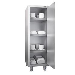 Armoire de travail en inox PREMIUM - 600x600mm - 1 porte battante - Hauteur: 1800mm