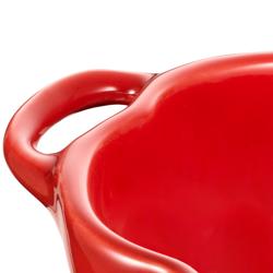 STAUB | CERAMIQUE - طنجرة كوكوت - بقطر 160 مم - على شكل الطماطم - سيراميك - أحمر كرزي