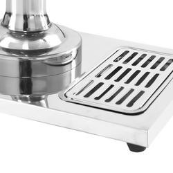 Dispensador de zumo - 7,5 litros - incl. tapa, cubeta de goteo, cilindro para hielo, cilindro perforado para fruta