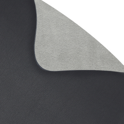 (12 stuks) Placemats James - in elegante lederlook - 33 x 46 cm - Antraciet