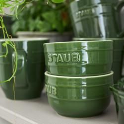 STAUB | CERAMIQUE - Juego de moldes - 2 piezas - Cerámica - Verde albahaca