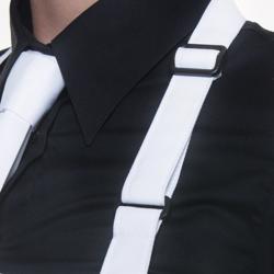 KARLOWSKY | Water-Resistant Bib Apron – White - 720×860 mm - Adjustable Neck