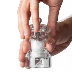 (24 pieces) PEUGEOT| Bistro Salt+Pepper Mills Set – Steel Mechanisms - Ø4 mm Salt - No Sea Salt