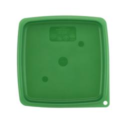 (6 pieces) CAMBRO | CAMSQUARES® – FreshPro Lids – Green – Fits 1.9 L & 3.8 L – Leakproof