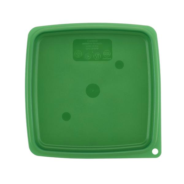 (6 pieces) CAMBRO | CAMSQUARES® – FreshPro Lids – Green – Fits 1.9 L & 3.8 L – Leakproof