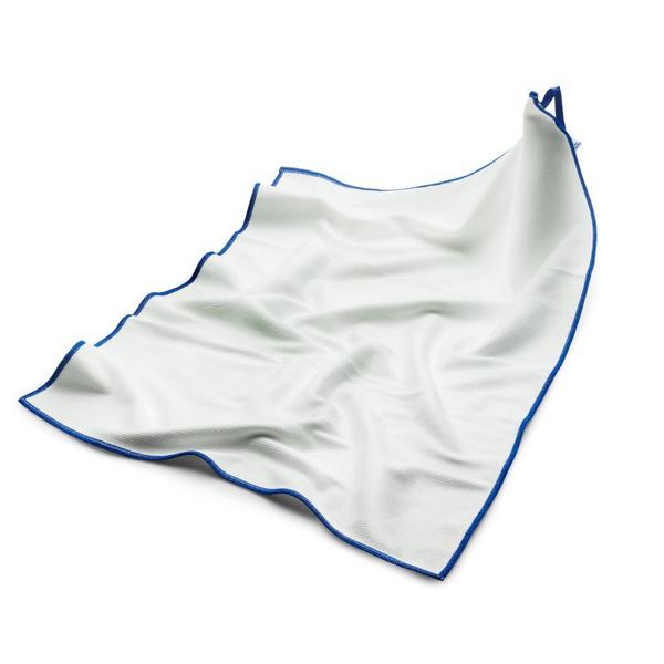 (10 uds) Paños para vajilla - microfibra (80% poliéster / 20% poliamida) - para cristalería - 50x70cm - Blanco