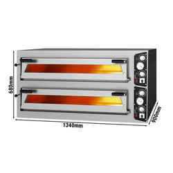 Pizzaugn - 6+6x 35 cm (Bred) - Manuell