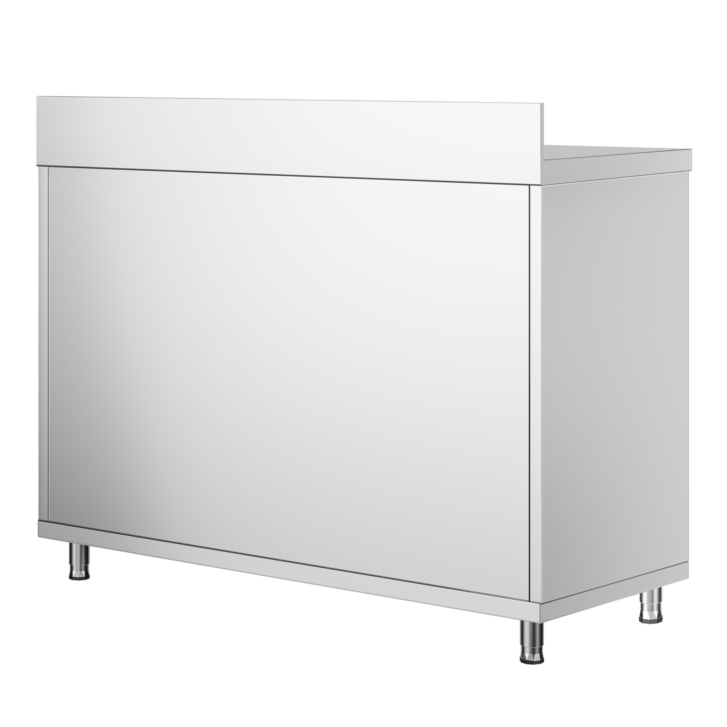 GGM Gastro Edelstahl Arbeitsschrank PREMIUM - 1000x600mm - mit Schiebetür & - Bild 5 von 9