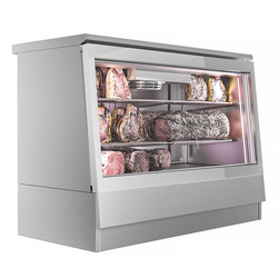 Dry Aging - kylvitrin 1,4 m - rostfritt stål