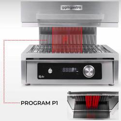 Electric Rise & Fall Salamander Grill PRO - Infrared - 4.5kW - 220V - Electronic Controls - Height-Adjustable Heating Elements