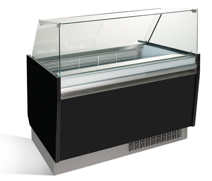 Dondurma Tezgahı LIAM - 1310mm - Statik- 10+10x5 Litre Dondurma Kabı için- Siyah