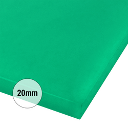 Cutting Board - 250x 400 mm - Thickness 20 mm - Green