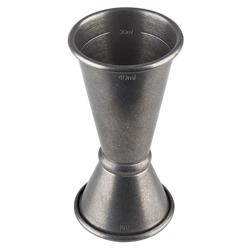 (6 uds) Jigger doble - acero inoxidable - 2cl y 4cl - con marcas de llenado 1cl y 3cl