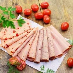Lendkerekes szeletelőgép - rusztikus kivitel - Kés: Ø 370 mm - piros