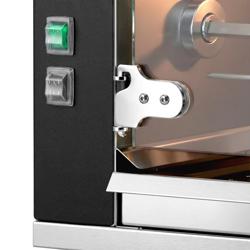 Kycklinggrill - Gas - 9,4kW - med 2 spett för 10 kycklingar