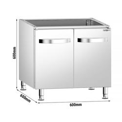 Fogão a gás - 4 queimadores - 12 kW - incluindo armário baixo