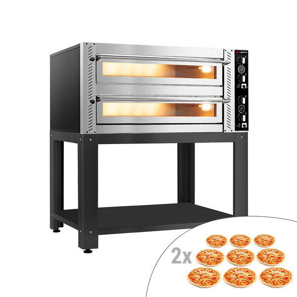 Pizzasütő 9+9x 30 cm (mély) - alapkerettel együtt