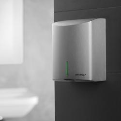 (2 pieces) AIR-WOLF | Automatic Hand Dryer – Stainless Steel - 10–15s Dry Time - Infrared Sensor