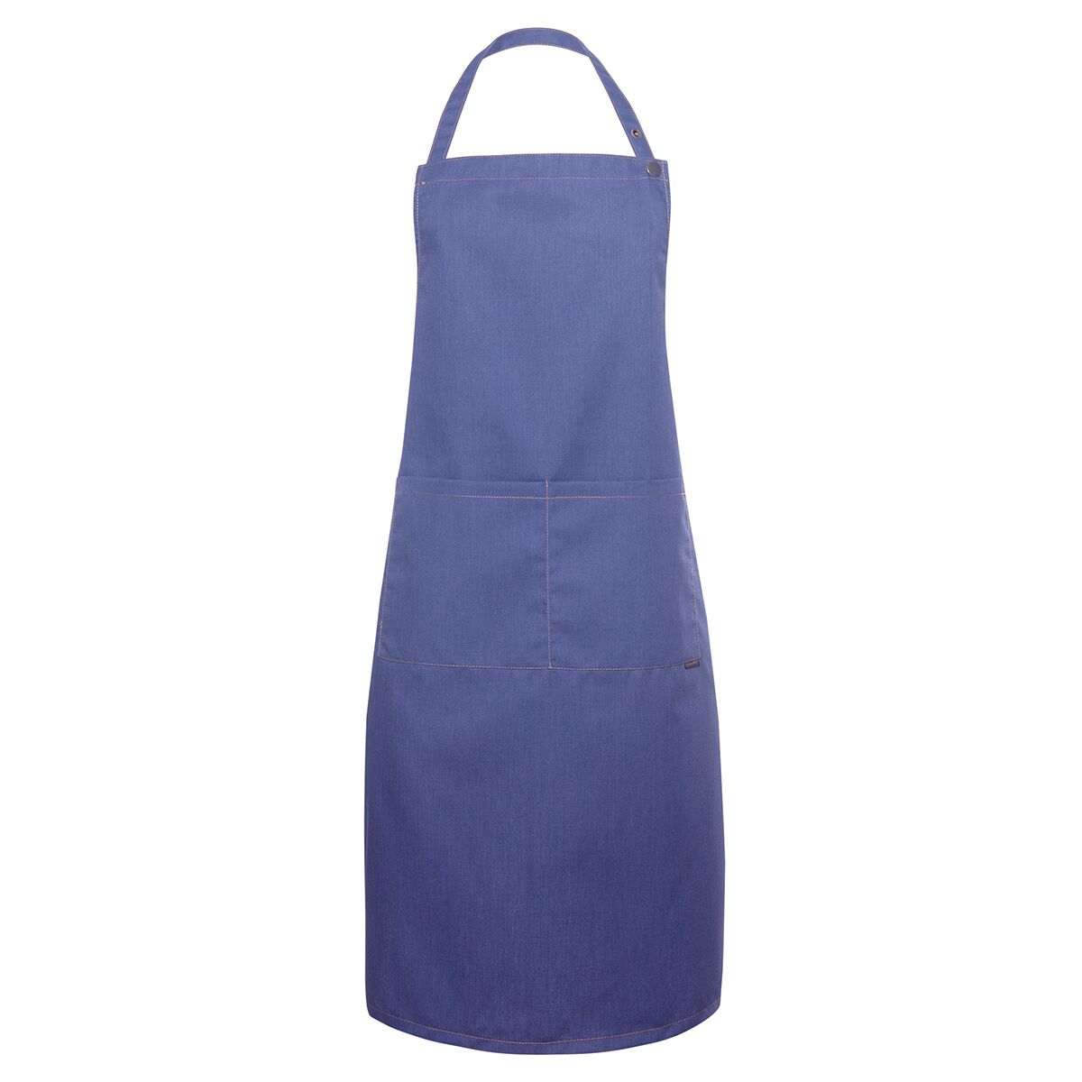KARLOWSKY | Cross-Back Denim-Style Bib Apron – Vintage Blue