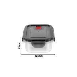 ZWILLING | GUSTO - Borcan dreptunghiular din sticlă - Transparent - 0,6 litri