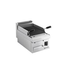 Grelhador de pedra lávica a gás (7 kW) - inclinação para grelha