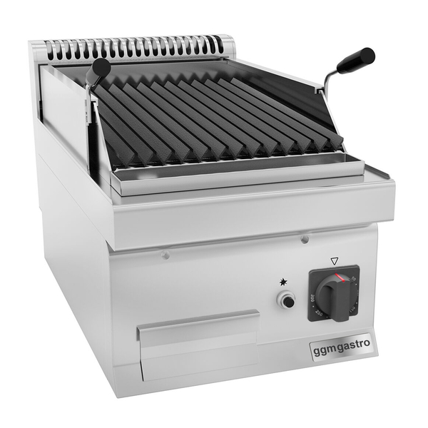 Gas lavasteengrill - 5,5 kW - Kantelbaar grillrooster