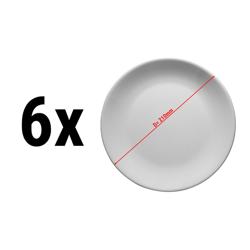 (6 stuks) ENTITY - Bord - plat - Ø 210mm - Wit