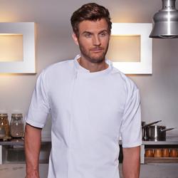 (6 pieces) KARLOWSKY | Short Sleeve Chef Jacket – White - XXL - Mesh Back