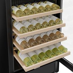 (2 stuks) Drankenkoelkast - 1190mm - 694L - 2 glasdeuren & LED-interieurverlichting - zwart
