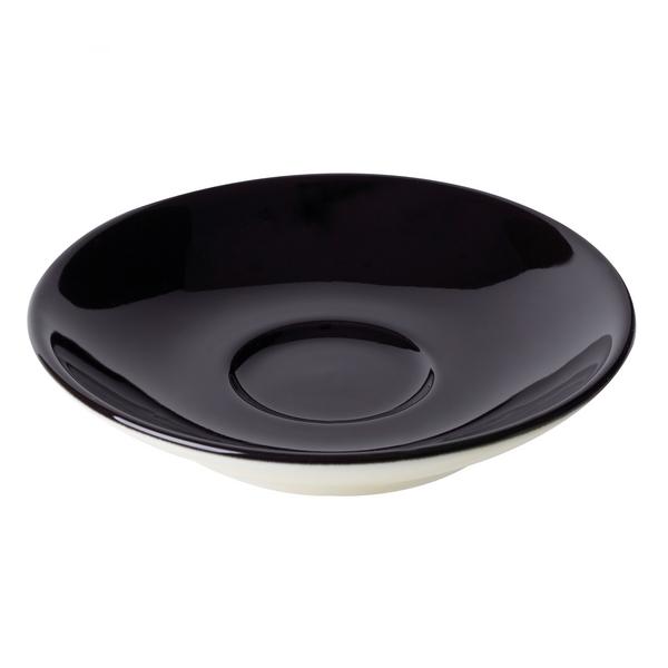 (6 pieces) BART COLOUR CAFE - Espresso saucer - Ø 110mm - Black