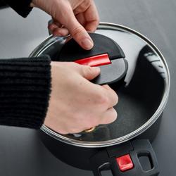 BALLARINI | CLICK & COOK - Set ustensile de gătit cu capac - 3 buc - Negru