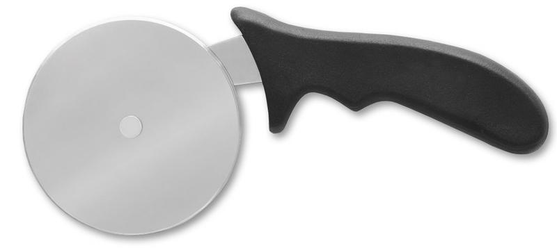 Pizzawiel - Ø100mm - gekarteld - RVS - zwart