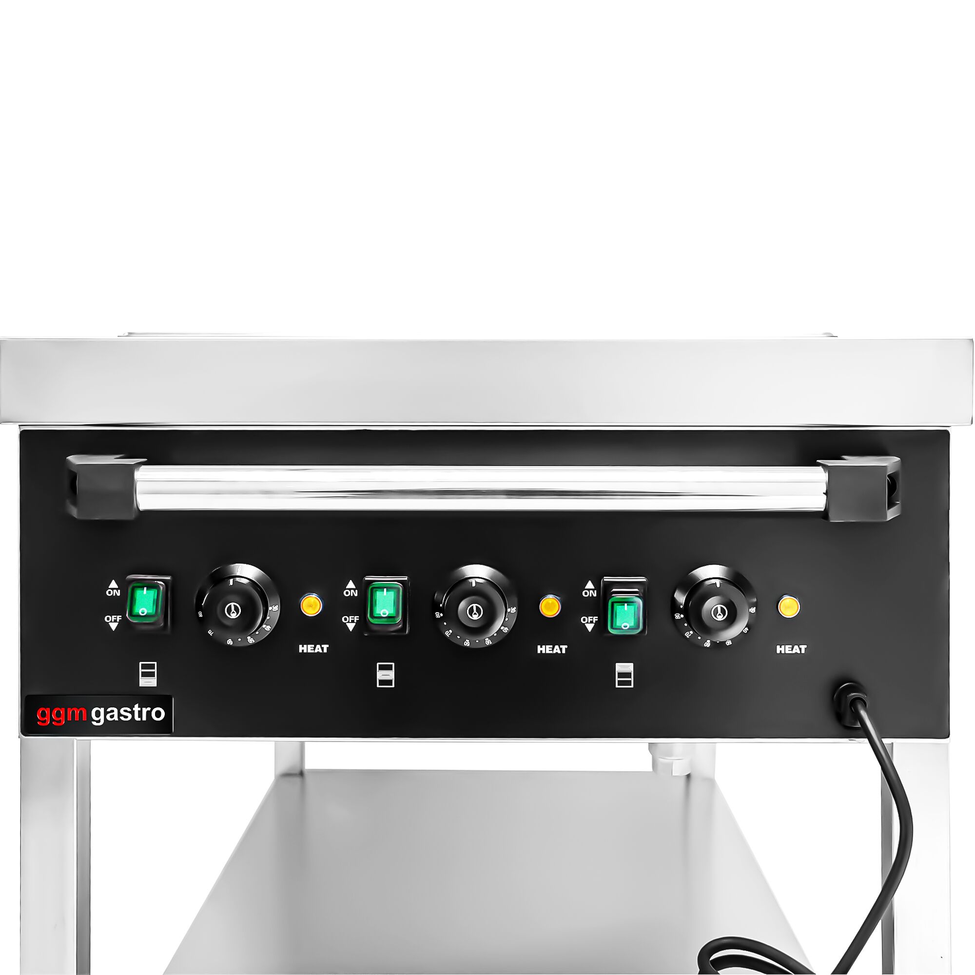 Värmevagn – vattenbad - 3 kW - 3x GN 1/1 - separat temperaturreglering per bassäng - med tappkran