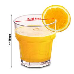 (50 pièces) Verre en Polycarbonate - Transparent - 200 ml