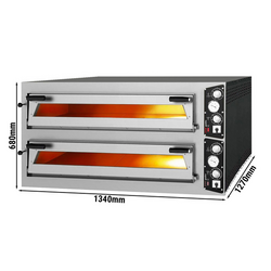 Electric pizza oven - 9+9x 35cm (wide) - Manual