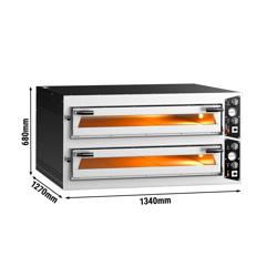 Elektrikli Pizza Fırını 9+9x35cm (Genişlik)- Manuel