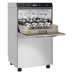 Undercounter Commercial Dishwasher - 500mm Basket - Digital Controls - 3.9kW - with Detergent & Rinse Aid Dosing Pumps