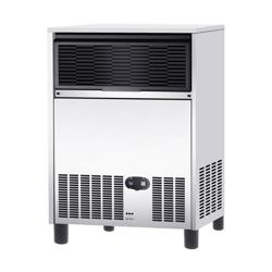 IJsblokjesmachine PREMIUM PLUS - Holle ijsblokjes (kogelijs) - 93kg/24u - incl. ijsopslagbunker - luchtgekoeld