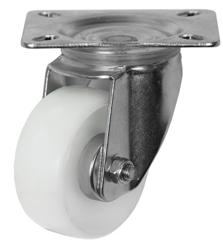 Caster kit - with brakes - 85x105mm - incl. 2 braked wheels - for Ice cream display freezer ETI18W & ESIA201