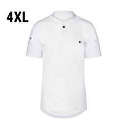(6 piezas) Karlowsky - Camisa de trabajo de manga corta para hombre Performance - Blanco - Talla: 4XL