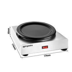 Lämpölevy – yhdelle kahvi- tai teekannulle, Ø 174 mm – 60 W