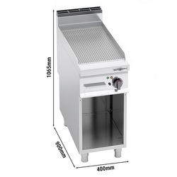 Plaque de cuisson électrique - 5,7 kW - Rainurée