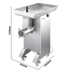 Heavy Duty Electric Meat Mincer Size 42 - 1200-1300kg/h - 5.15 kW - Mincing Plate 4.5mm
