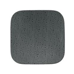 (6 pieces) SELTMANN WEIDEN | Porcelain Coupe Dinner Plates – Anthracite - 165x165 mm - Flat - Square