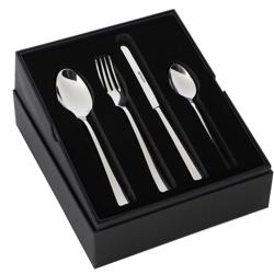 (24 pieces) Giancarlo Cutlery Set – 18/10 stainless steel - mirror polish - with cutlery box